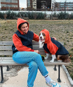AskyxHuman | Star Varsity Hoodie | Terracotta