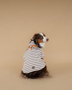 Heritage Stripe Tshirt | Oat Latte
