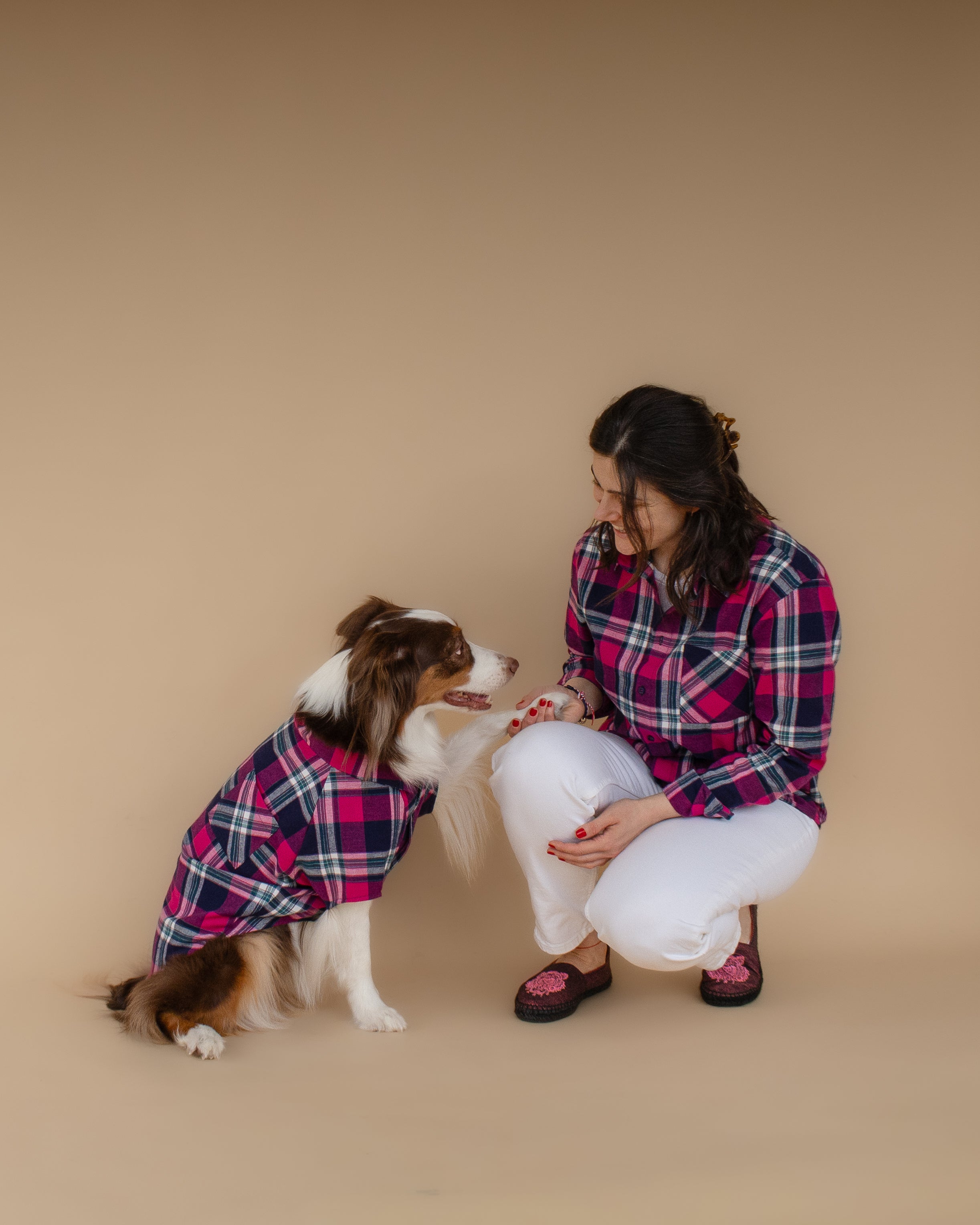 AskyxHuman | Plaid Shirt | Midnight Berry