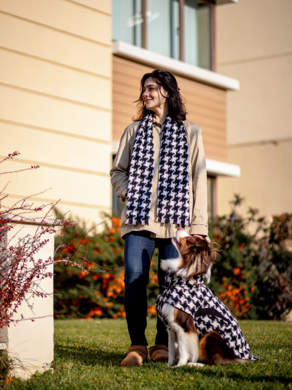 AskyxHuman | Houndstooth Scarf
