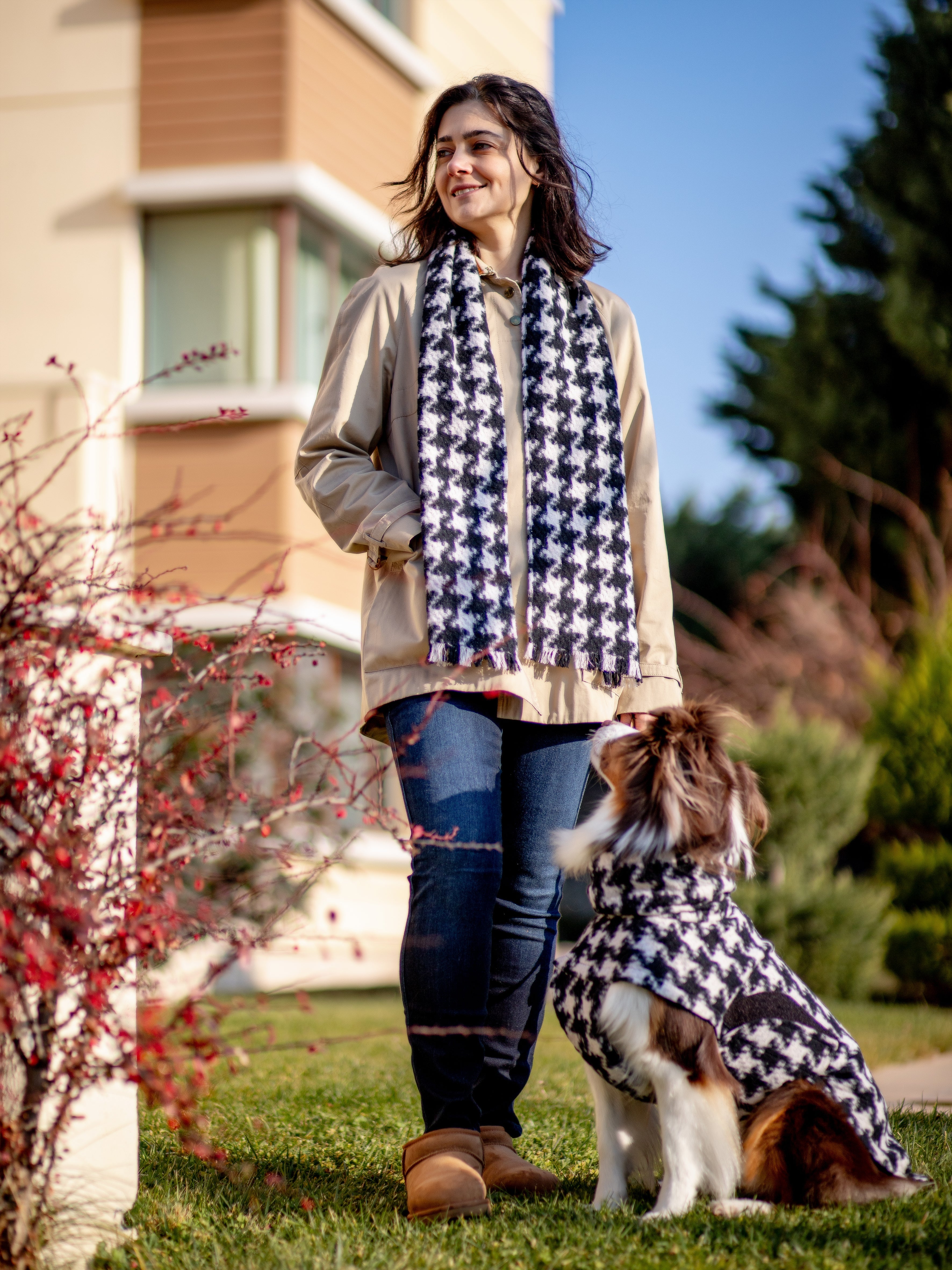 AskyxHuman | Houndstooth Scarf