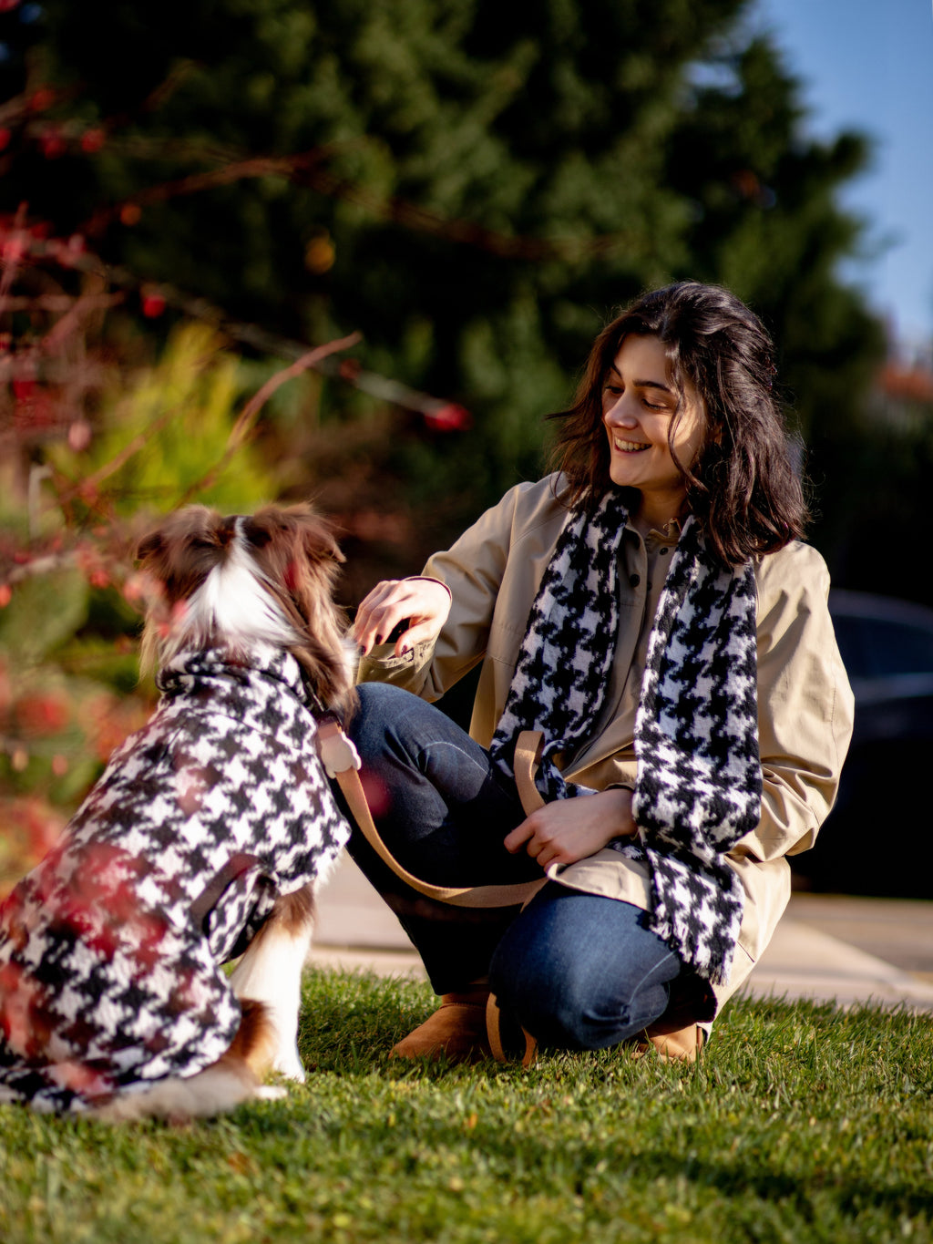 AskyxHuman | Houndstooth Scarf