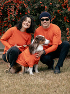 AskyxHuman | Waffle Tshirt | Tangerine Twist