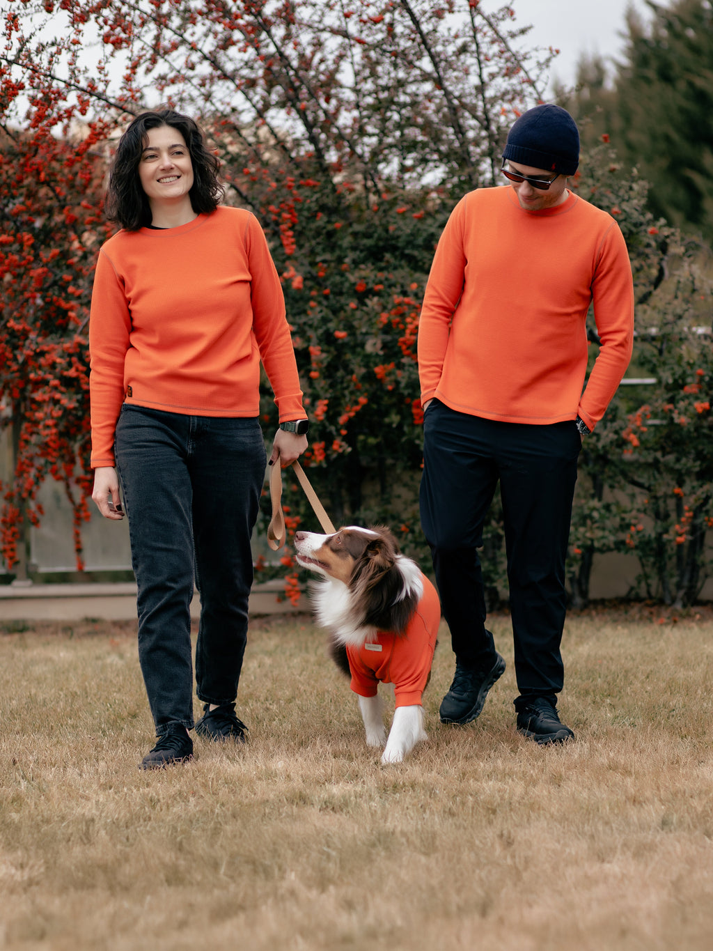 AskyxHuman | Waffle Tshirt | Tangerine Twist