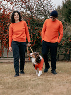 AskyxHuman | Waffle Tshirt | Tangerine Twist