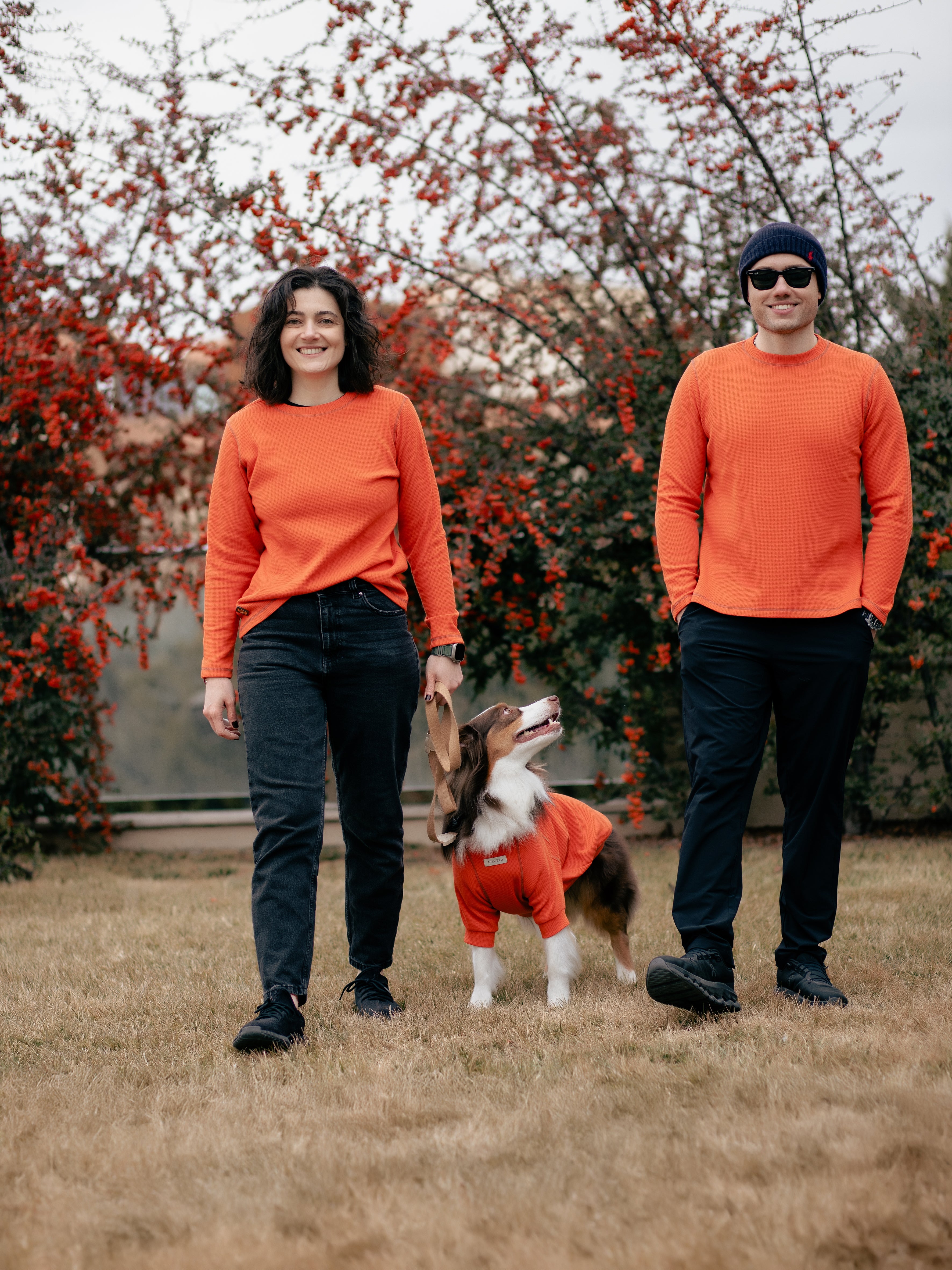 AskyxHuman | Waffle Tshirt | Tangerine Twist