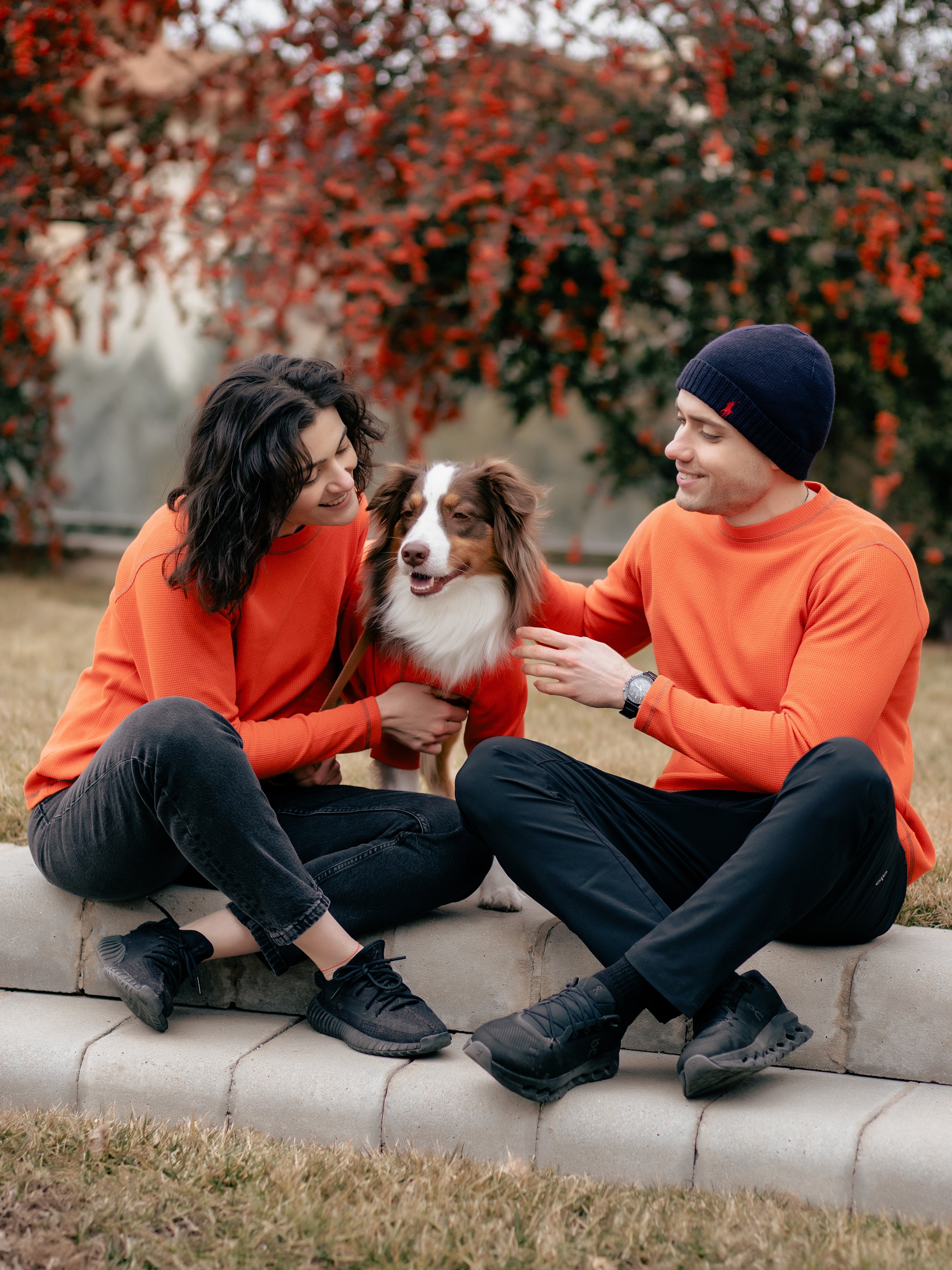 AskyxHuman | Waffle Tshirt | Tangerine Twist