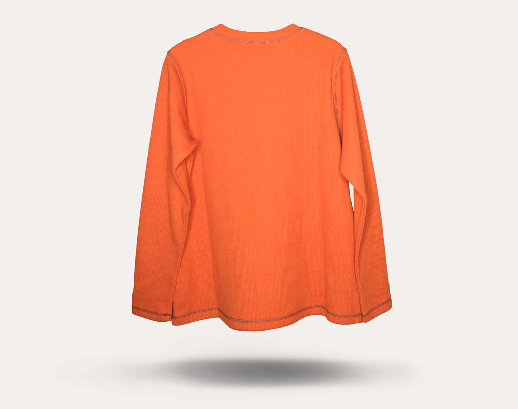 AskyxHuman | Waffle Tshirt | Tangerine Twist