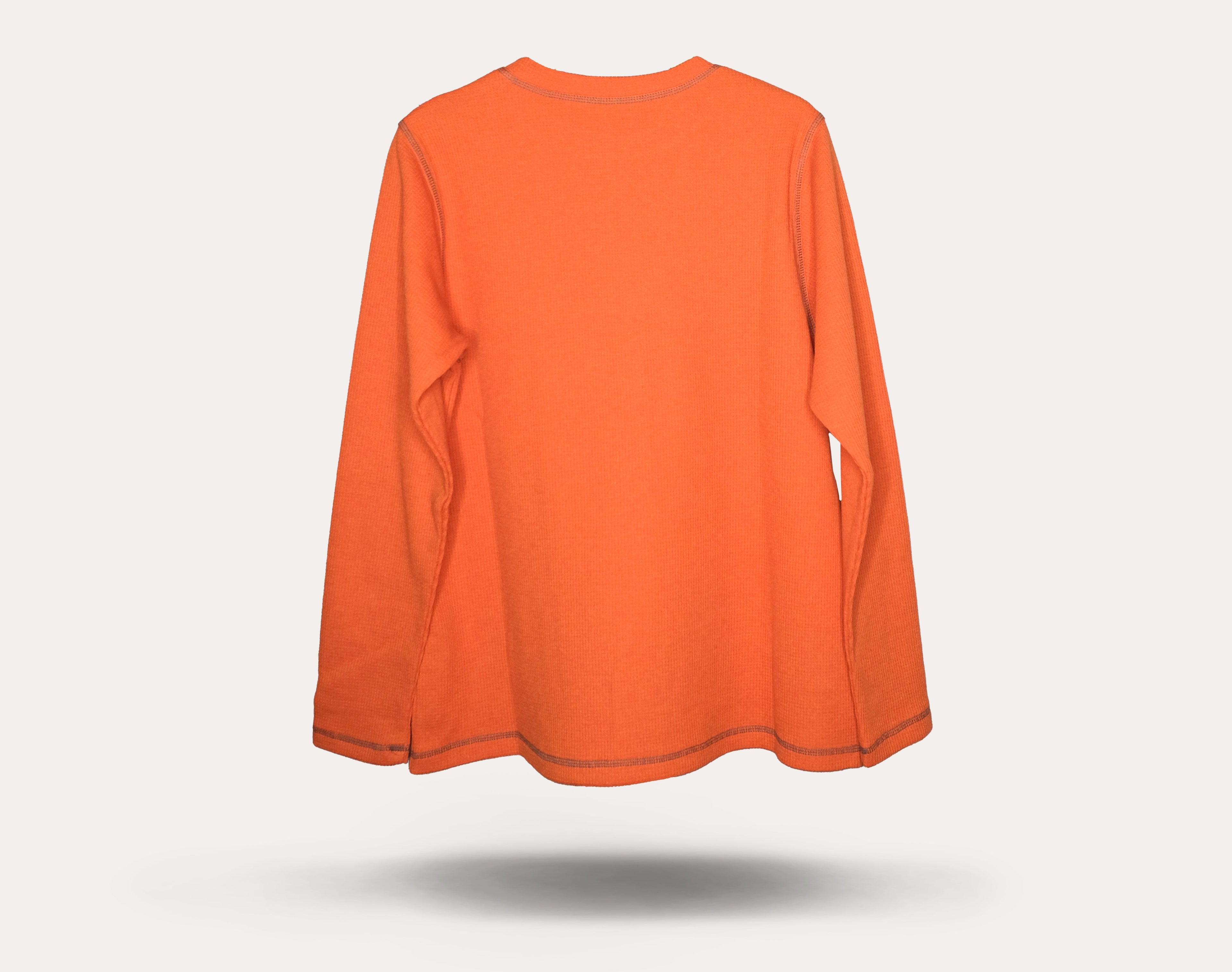 AskyxHuman | Waffle Tshirt | Tangerine Twist