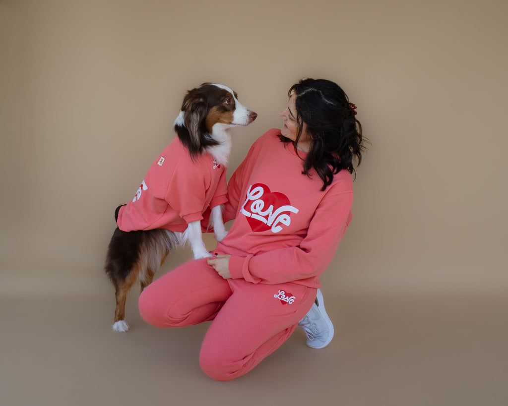 Love Sweatshirt | Coral Rose
