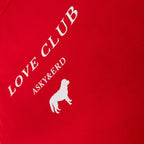 Love Club Tshirt | Crimson Check