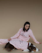 Kiss & Snuggle Club Sweatshirt | Rose Mist