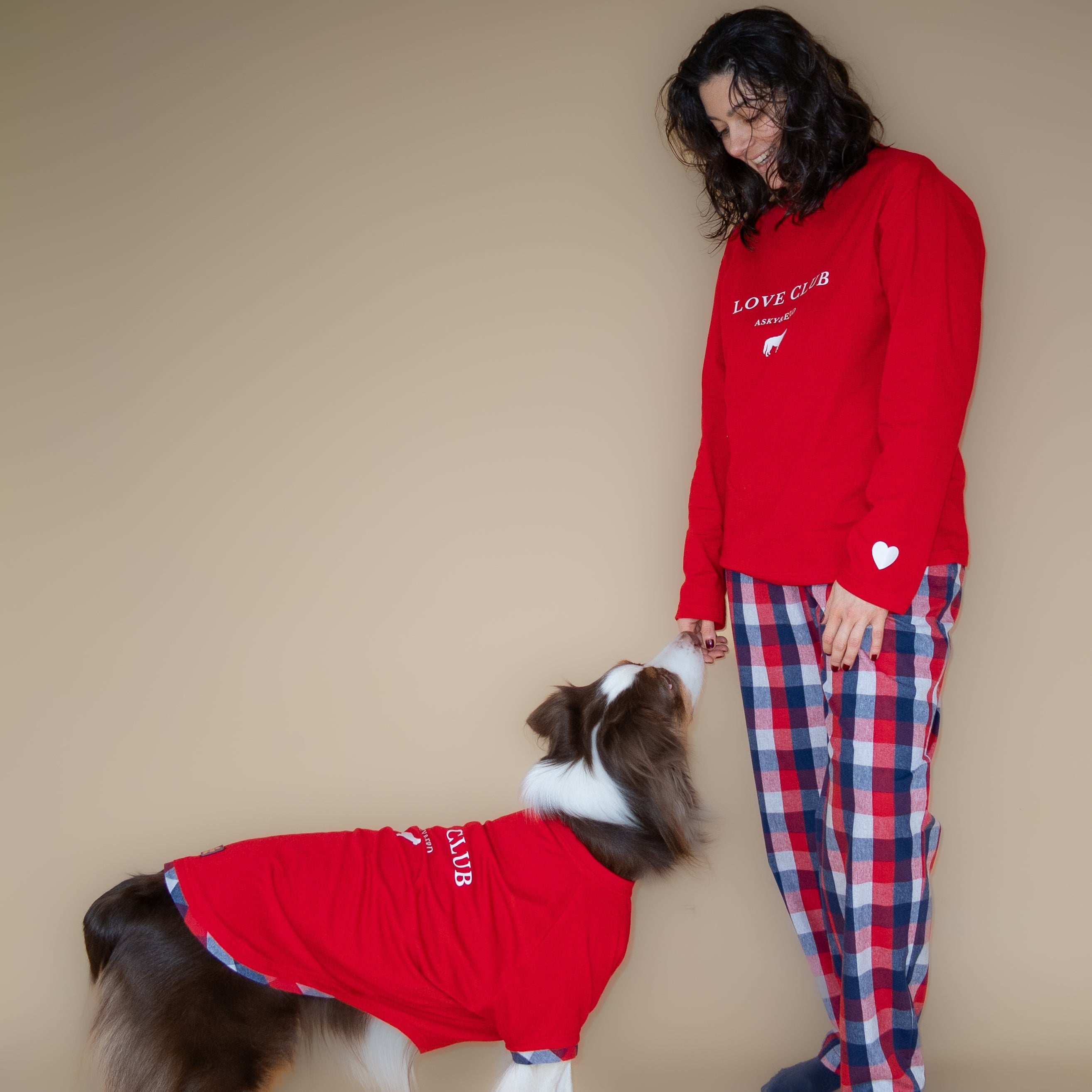 AskyxHuman | Love Club PJ| Crimson Check