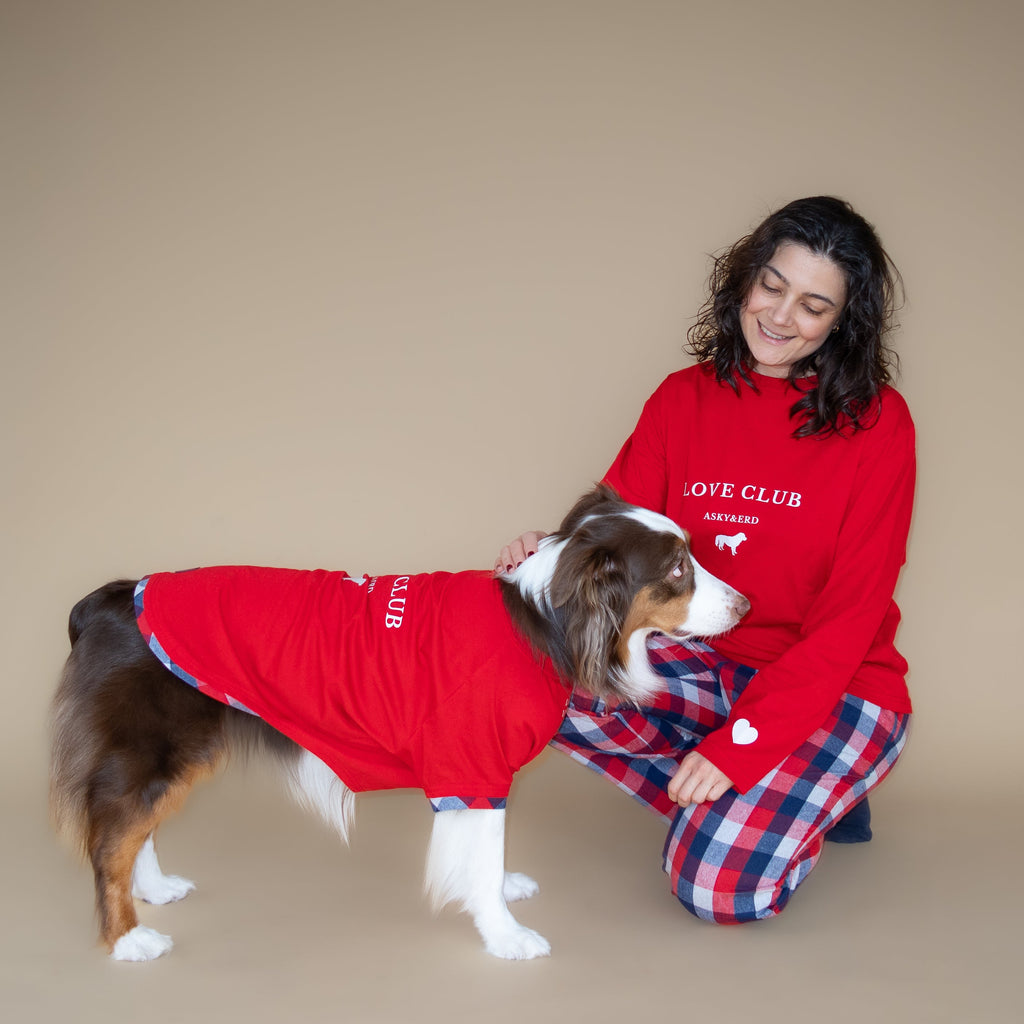 AskyxHuman | Love Club PJ| Crimson Check