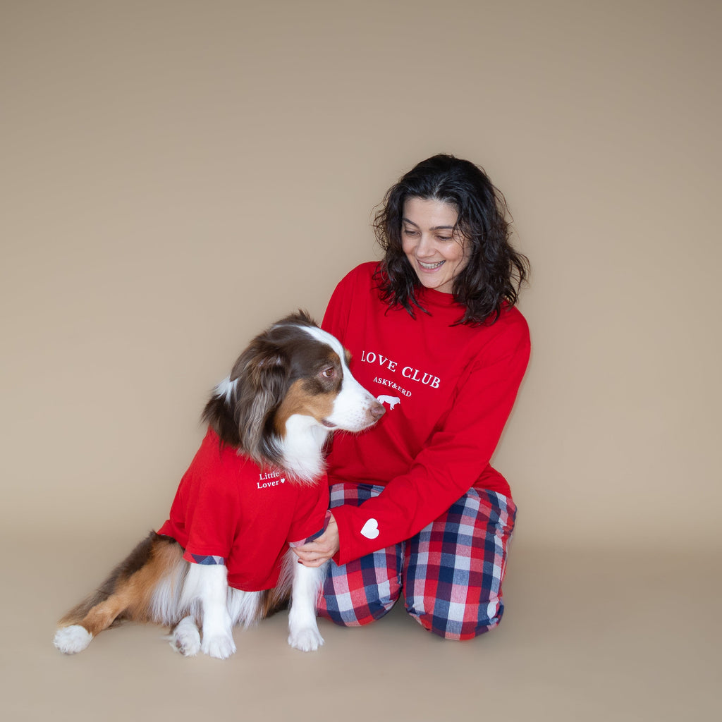 AskyxHuman | Love Club PJ| Crimson Check