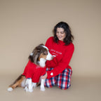 Love Club Tshirt | Crimson Check