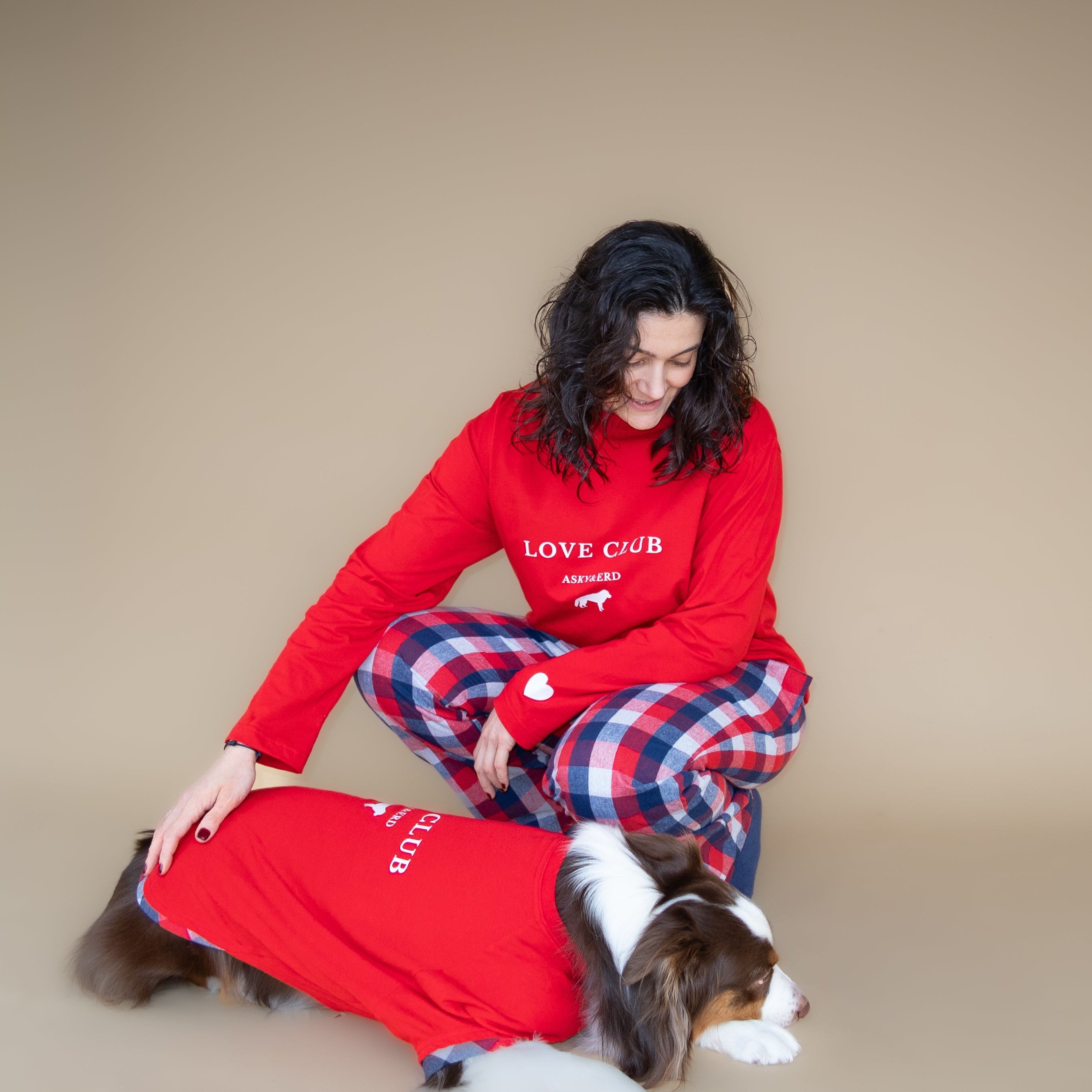 AskyxHuman | Love Club PJ| Crimson Check