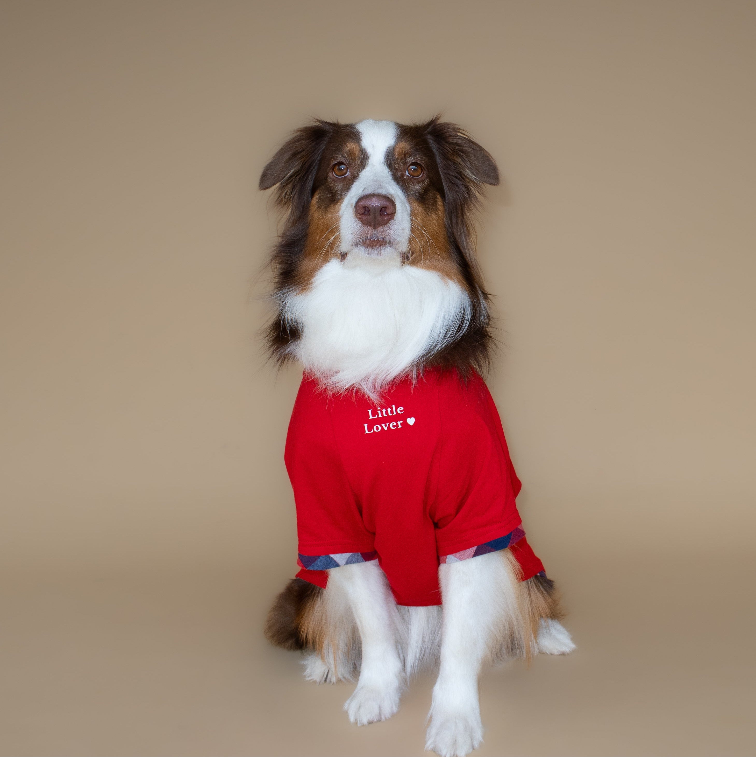 Love Club Tshirt | Crimson Check