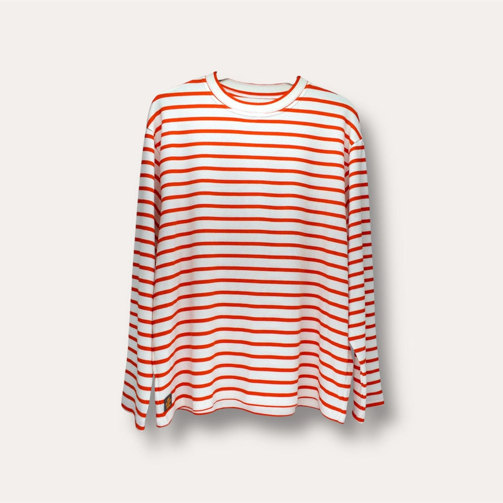 AskyxHuman | Tshirt | Tangerine Stripe